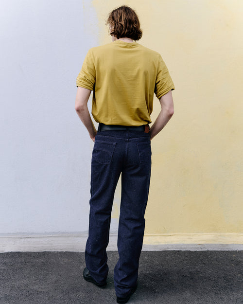 メンズ ハイウエスト ストレートジーンズ ヘンプ - Célestin - Atelier Tuffery