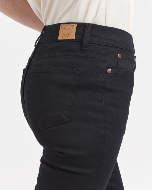 レディース ストレートジーンズ ブラック - Augusta - Atelier Tuffery