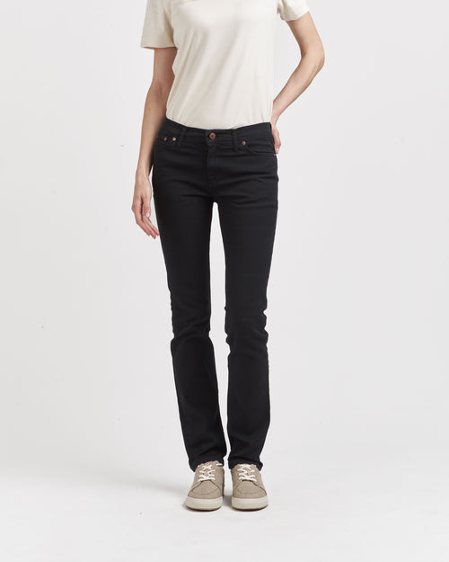 レディース ストレートジーンズ ブラック - Augusta - Atelier Tuffery
