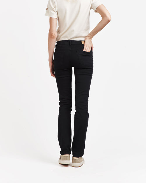 レディース ストレートジーンズ ブラック - Augusta - Atelier Tuffery