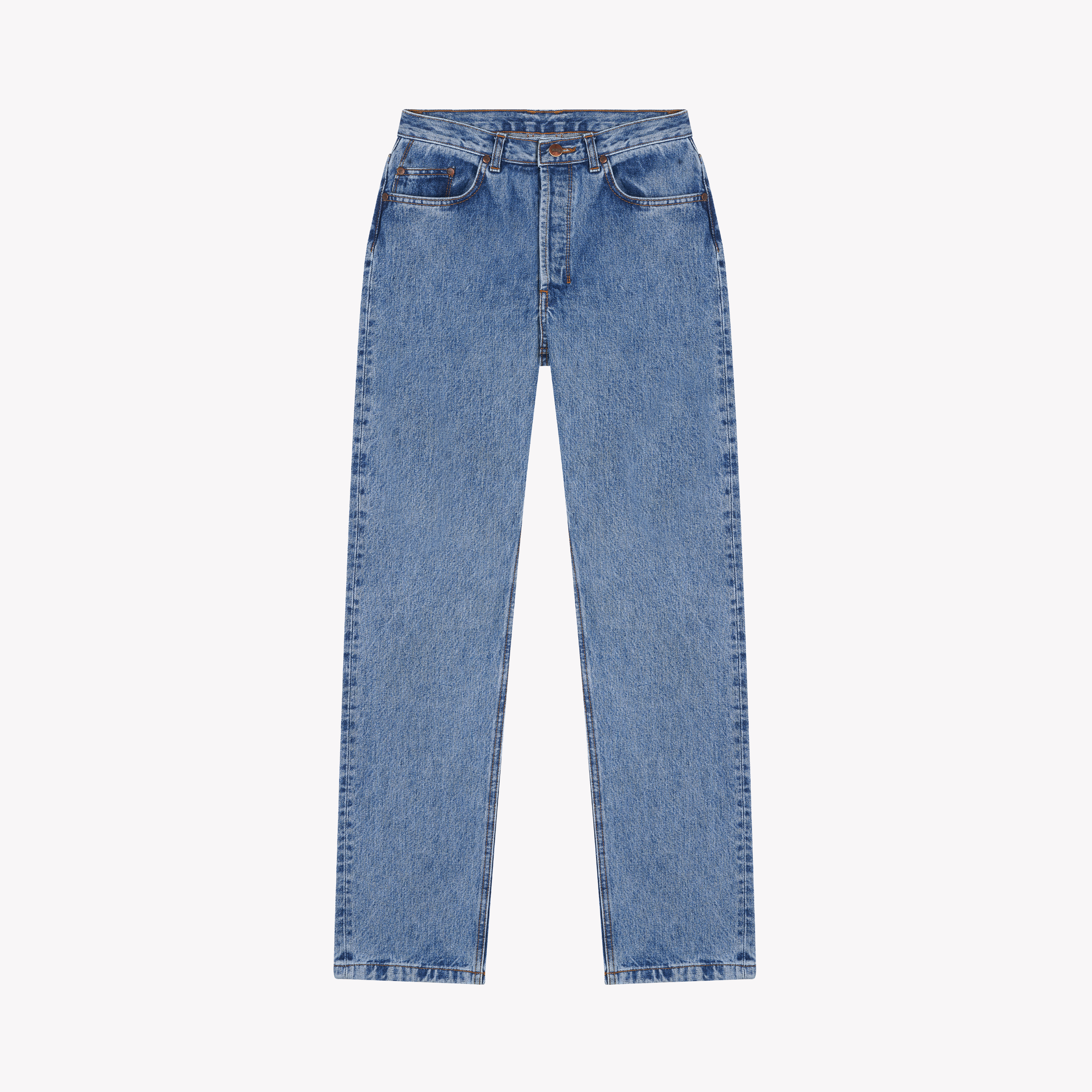 Women's light high-waisted straight jeans - Apolline | Atelier Tuffery