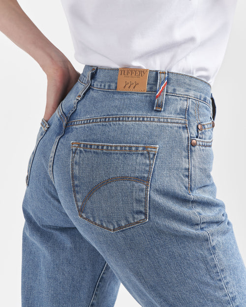 Jean Noir Clair Femme Atmosphere - Taille 10 - Occasion Très Bon état
