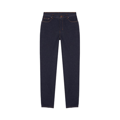 Women's high-waisted French wool mom jeans - Atelier Tuffery