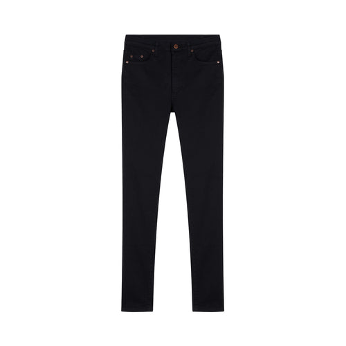 Black High Waist Slim Women's Jeans - Atelier Tuffery
