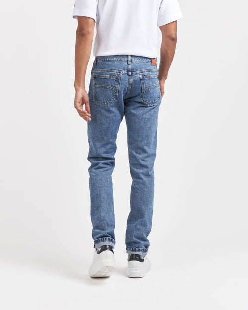 Jean homme droit ajusté Clair - Alphonse - Atelier Tuffery