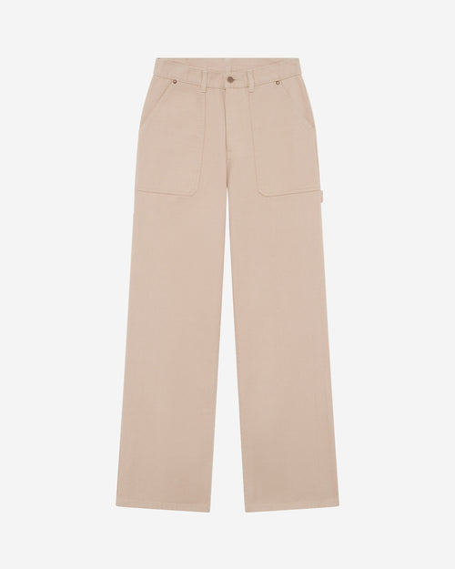Jean Homme cargo beige - Antonin - Atelier Tuffery