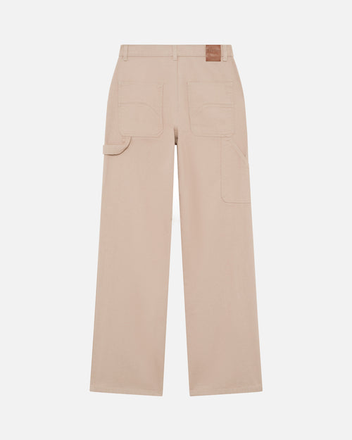 Jean Homme cargo beige - Antonin - Atelier Tuffery