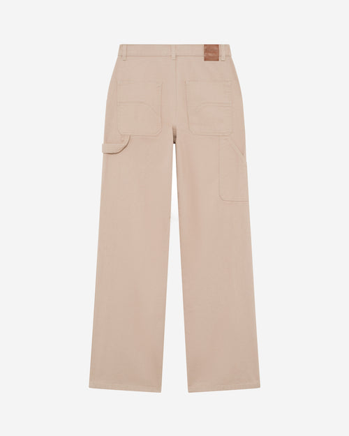 Jean Homme cargo beige - Antonin - Atelier Tuffery