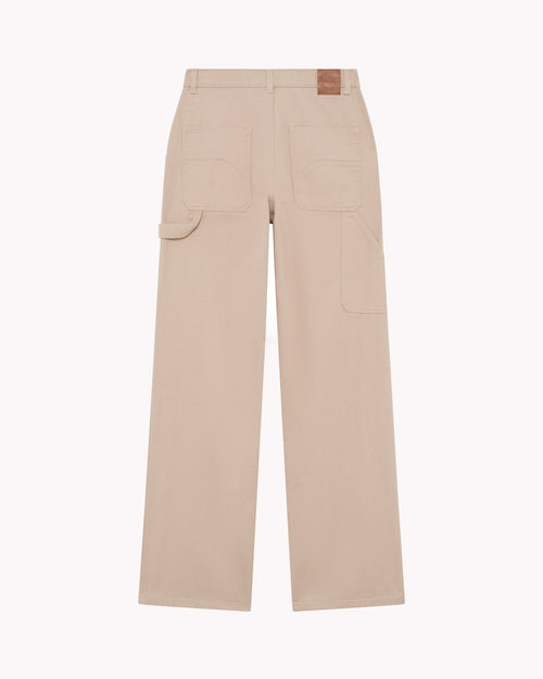 Jean Homme cargo beige - Antonin - Atelier Tuffery