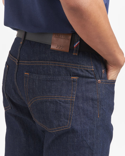 Jean homme droit ajusté Brut Bio - Alphonse - Atelier Tuffery