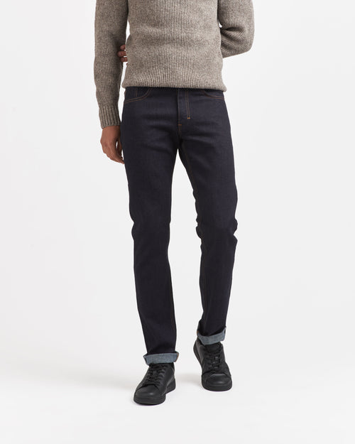 Brut Selvedge men's fitted straight jeans - Atelier Tuffery