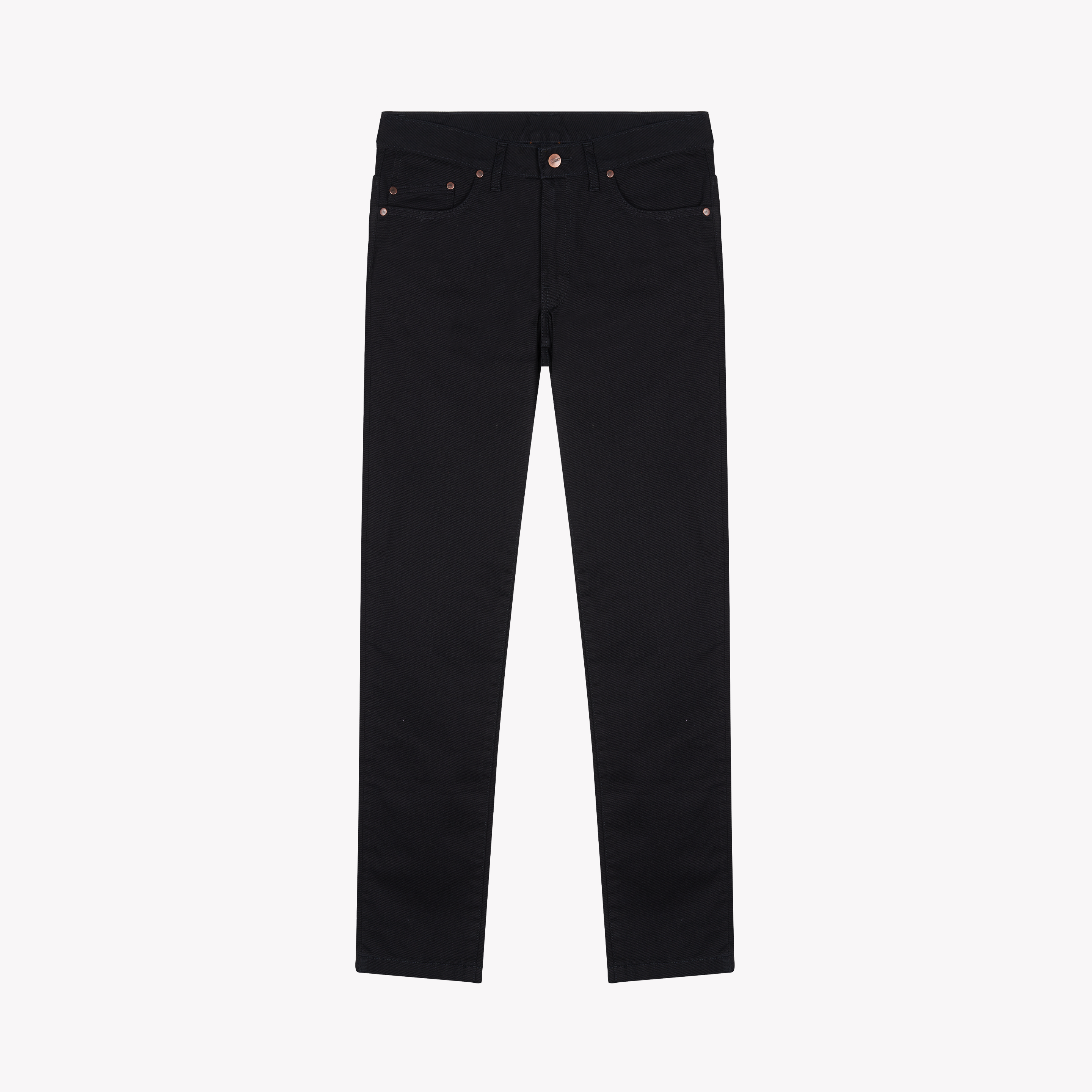 Men's straight fitted jeans Black | Atelier Tuffery