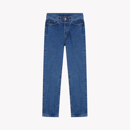 Jean homme droit taille haute Stonewashed - Célestin - Atelier Tuffery