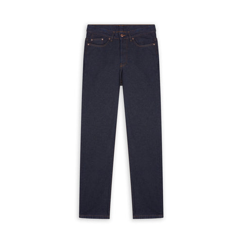 Men's raw high-waisted straight jeans - Atelier Tuffery