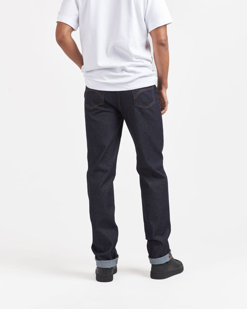 Jean homme droit taille haute Brut - Célestin - Atelier Tuffery