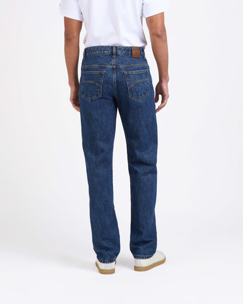 Jean homme droit taille haute Stonewashed - Célestin - Atelier Tuffery