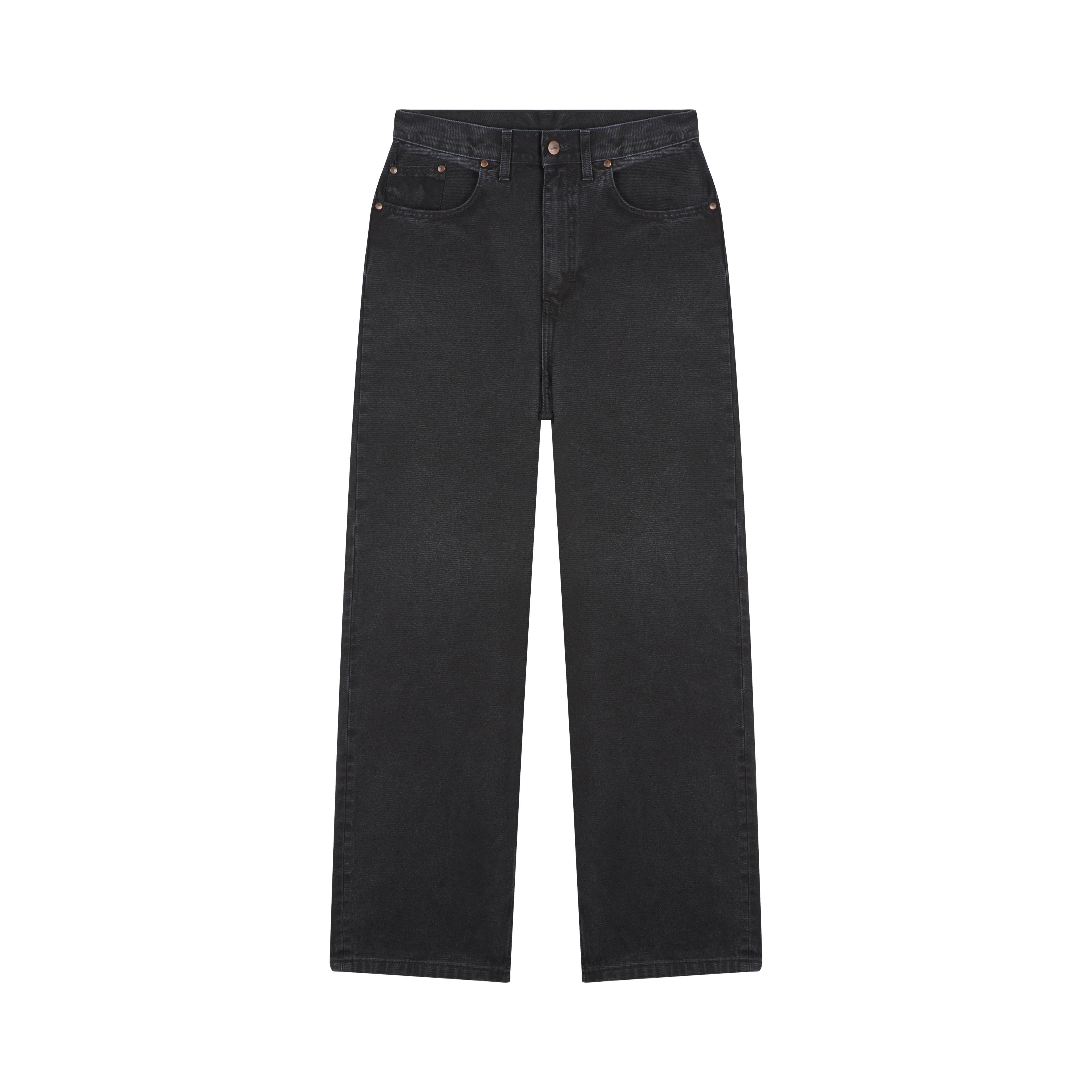 Jean homme baggy Noir Délavé - Gaspard | Atelier Tuffery