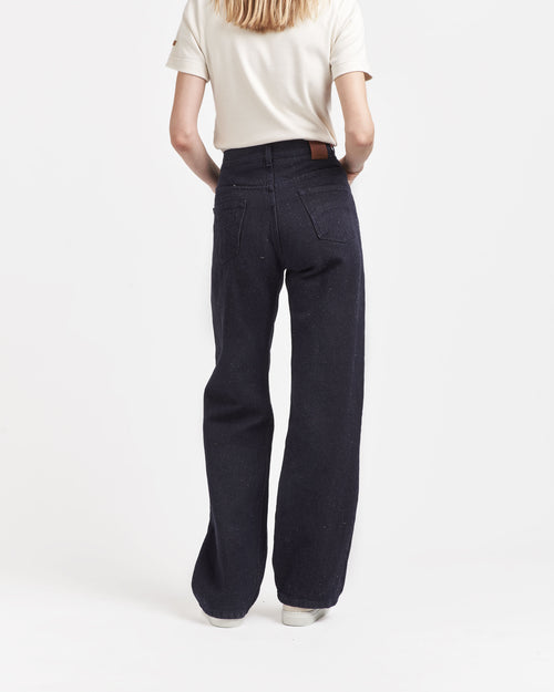 Jean femme large taille haute Chanvre - Désiré - Atelier Tuffery