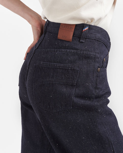Jean femme large taille haute Chanvre - Désiré - Atelier Tuffery