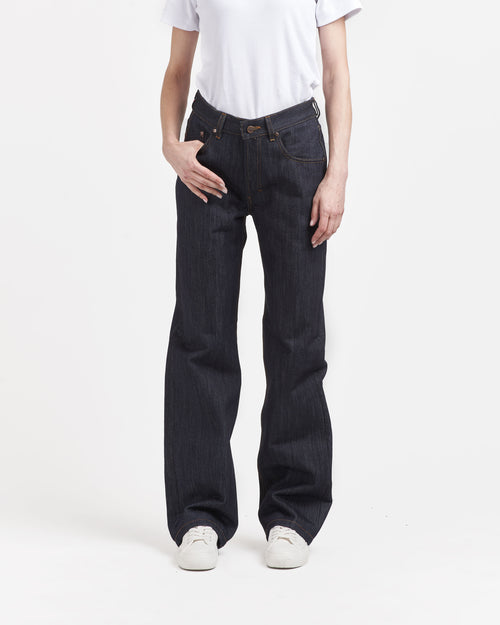 Jean femme large taille haute Selvedge - Désiré - Atelier Tuffery