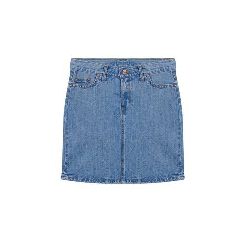 ミニデニムスカート ライトブルー - Fanny - Atelier Tuffery