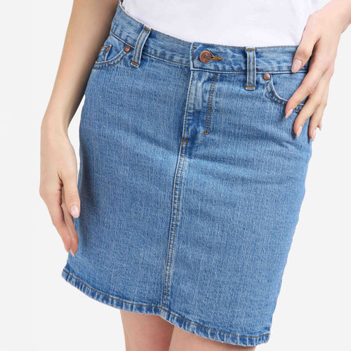 Mini jupe en jean Clair - Fanny - Atelier Tuffery