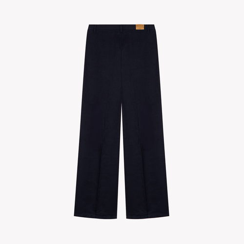 Women's high-waisted straight pants 100% Linen - Gabi - Atelier Tuffery