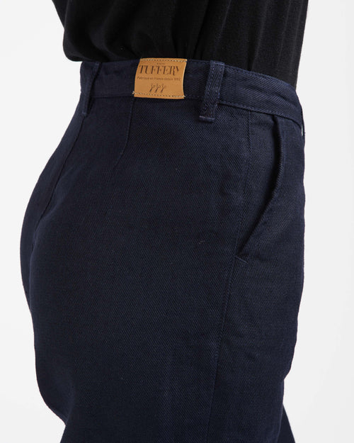 Pantalon femme droit taille haute – 100% Lin - Gabi - Atelier Tuffery