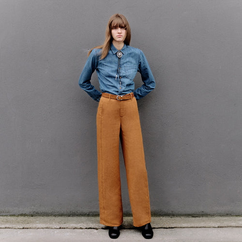 Pantalon Femme large Rouille - Élise - Atelier Tuffery