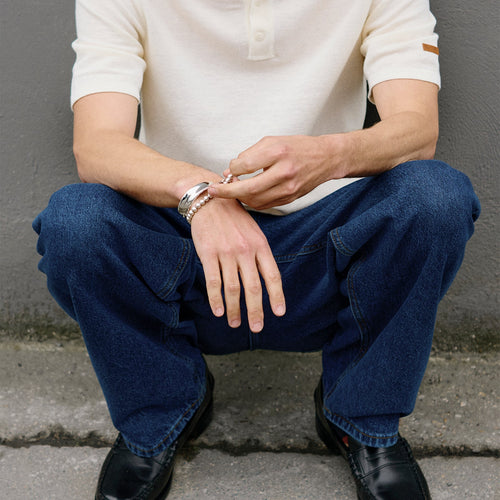 Jean homme baggy Stonewashed - Gaspard - Atelier Tuffery