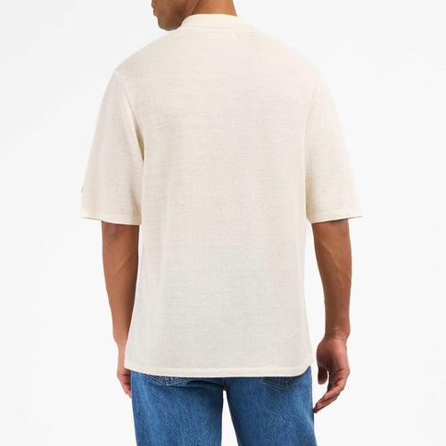 Polo Homme droit lin Écru - Atelier Tuffery