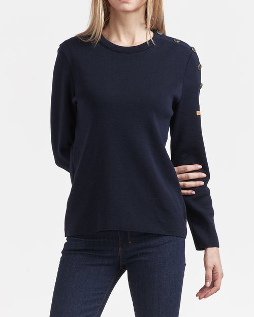Pull femme laine Marine – SAINT JAMES x Atelier TUFFERY - Transmission - Atelier Tuffery