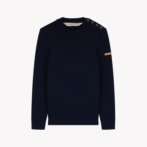 Pull homme laine française Marine – SAINT JAMES x Atelier TUFFERY - Patrimoine - Atelier Tuffery
