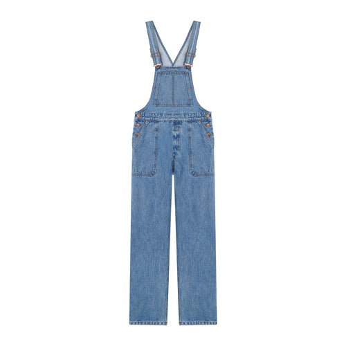 Unisex light denim overalls - André - Atelier Tuffery