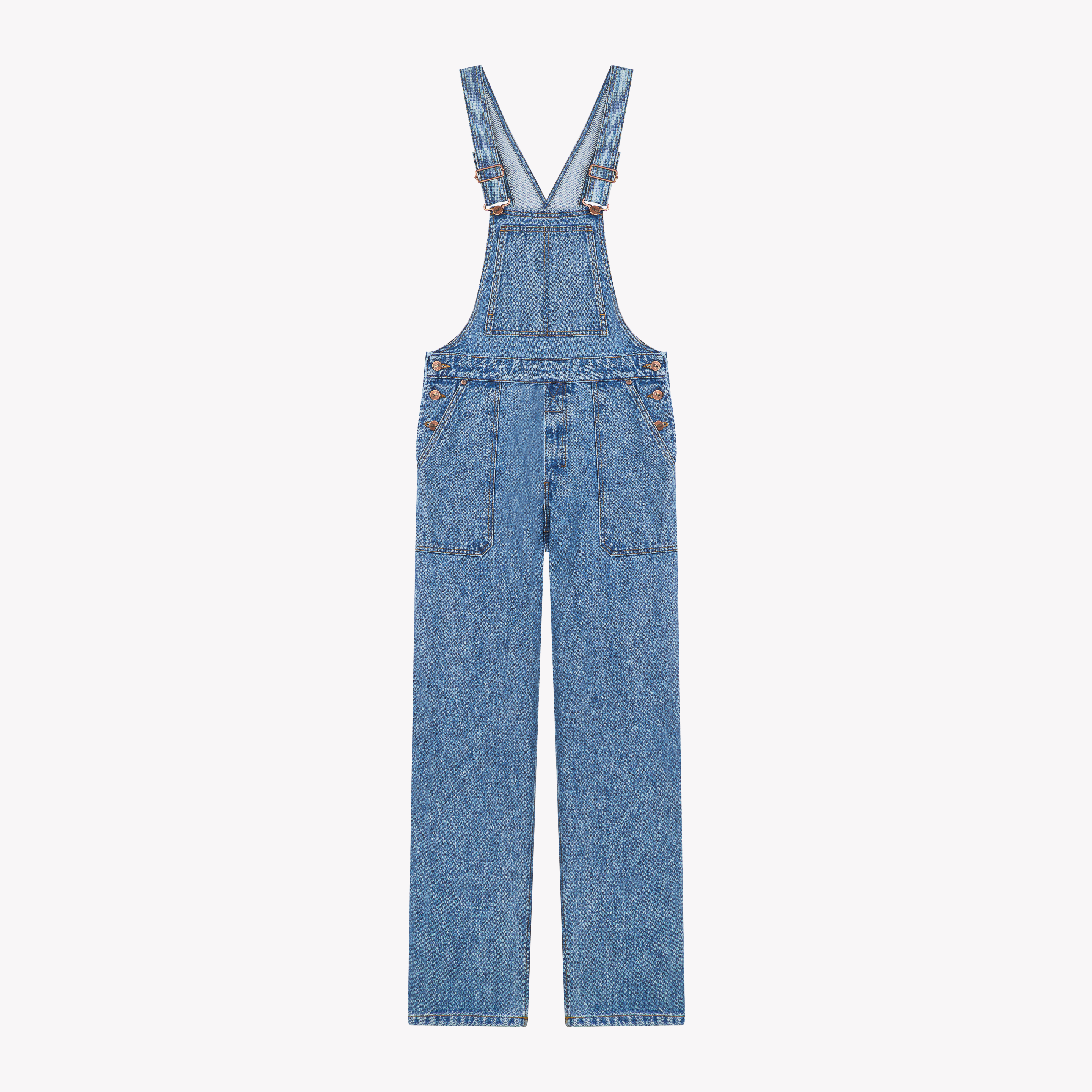 Salopette femme jean Clair - André | Atelier Tuffery