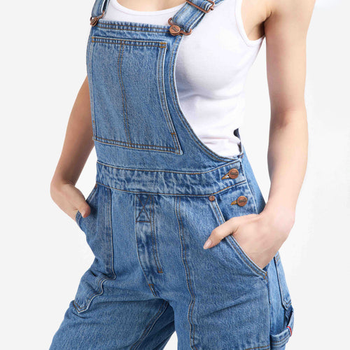 Unisex light denim overalls - André - Atelier Tuffery