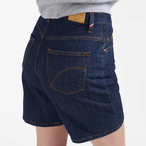 Sidefeel Women's Jean Shorts High Waisted Stretchy Casual Rolled Hem Zimbaplatinum Denim Shorts