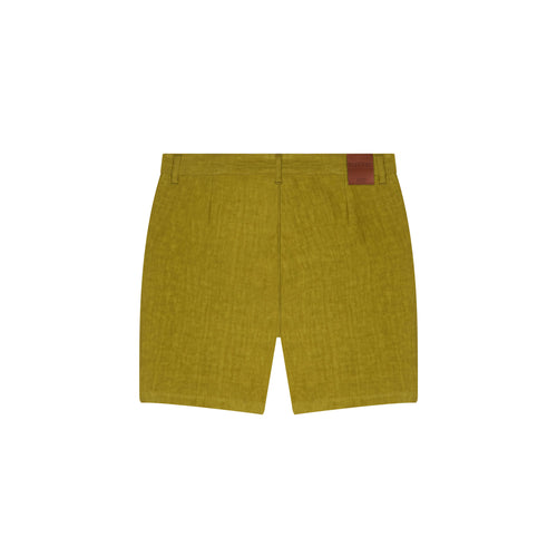 Short Homme ajusté lin Olive - Jules - Atelier Tuffery