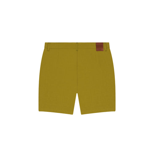 Short Homme ajusté lin Olive - Jules - Atelier Tuffery