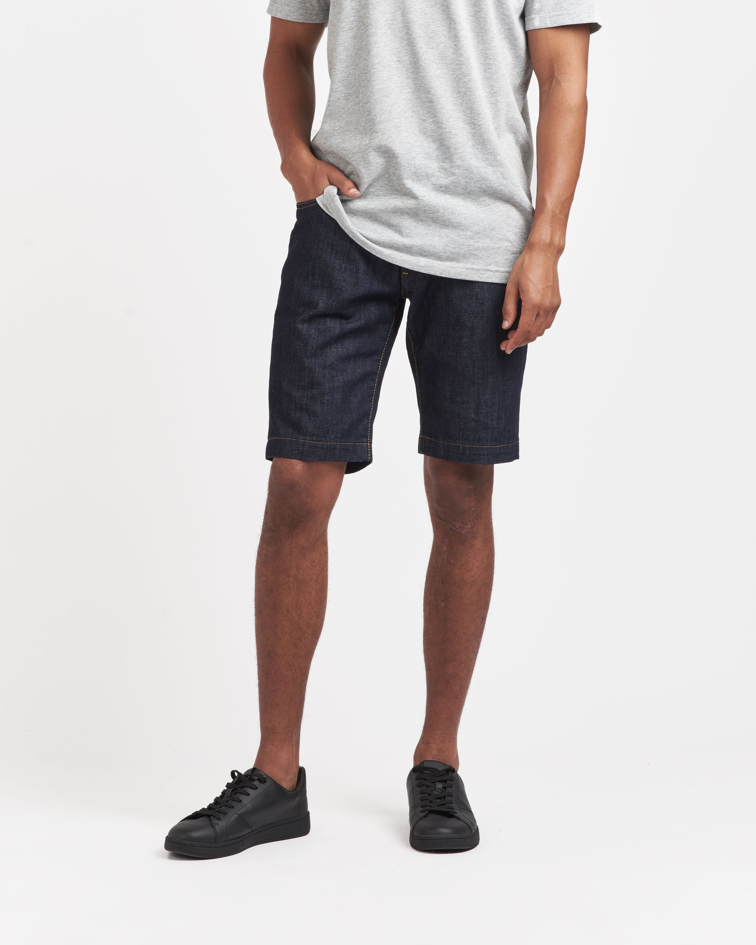 Men's raw denim shorts Marius – Atelier Tuffery