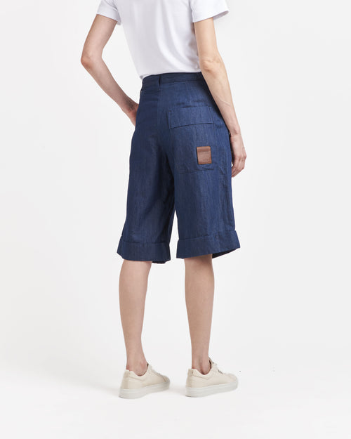 Short unisexe en jean Lin Français - Antoni - Atelier Tuffery