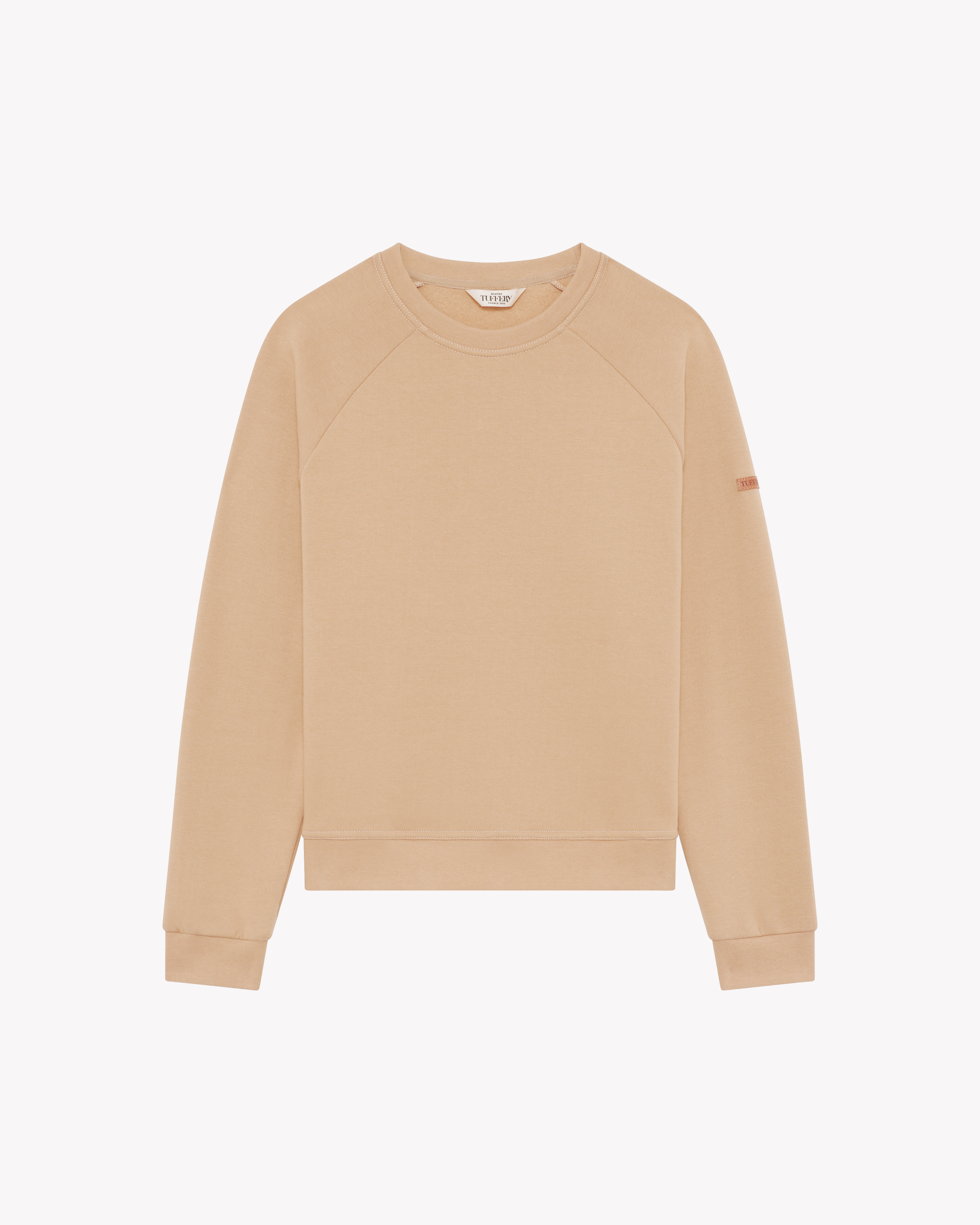 Sweat Femme col rond café | Atelier Tuffery