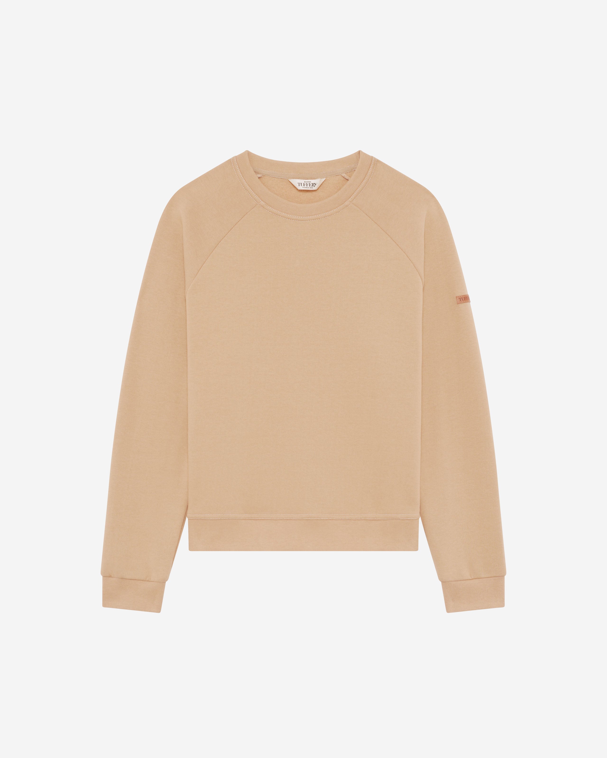 Sweat Femme col rond café | Atelier Tuffery