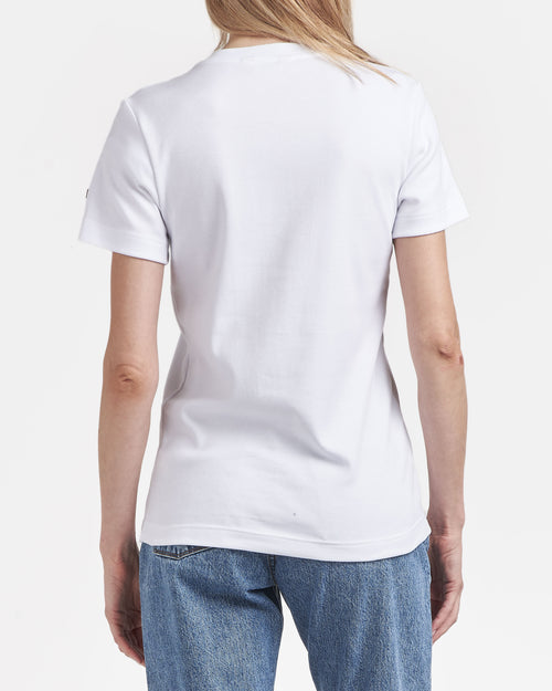 Women's white 100% organic cotton T-shirt - Atelier Tuffery