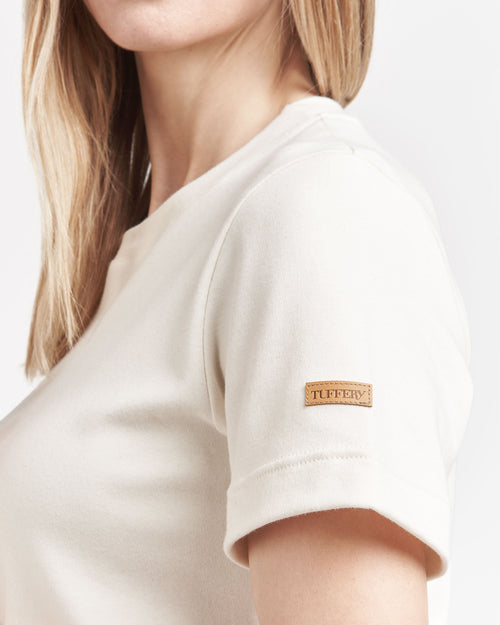 レディース Tシャツ 100% オーガニックコットン エクリュ - Atelier Tuffery