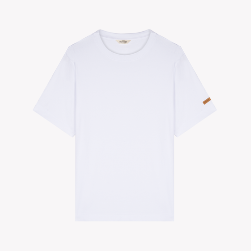 T-shirt Homme 100% Coton Bio Blanc - Atelier Tuffery