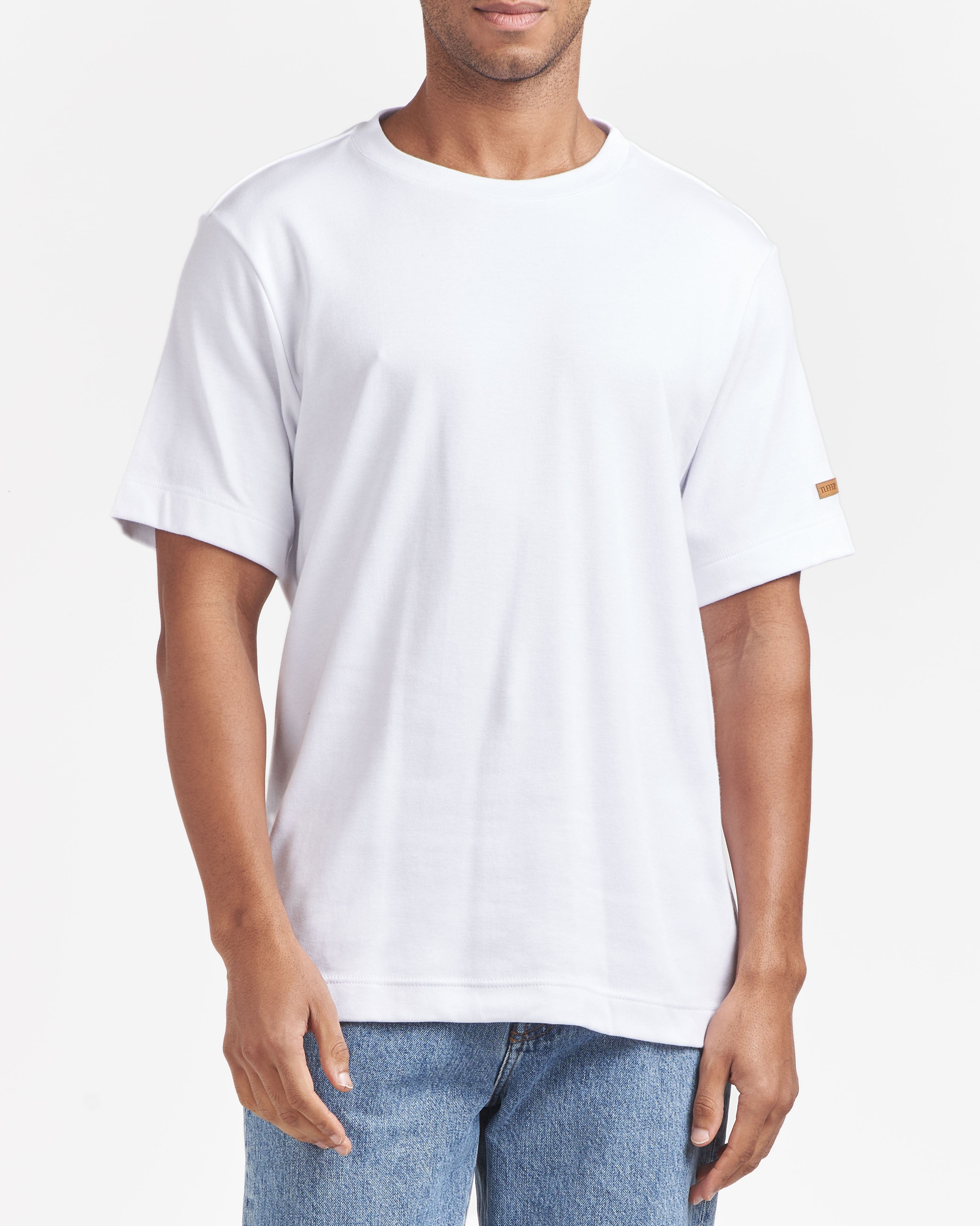 T-shirt homme en coton - Blanc | Doré Doré
