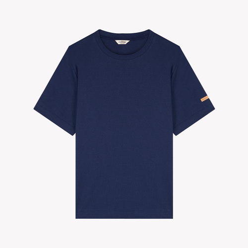 T-shirt Homme 100% Coton Bio Bleu Marine - Atelier Tuffery