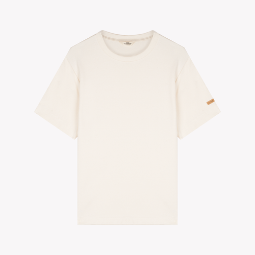 T-shirt Homme 100% Coton Bio Écru - Atelier Tuffery