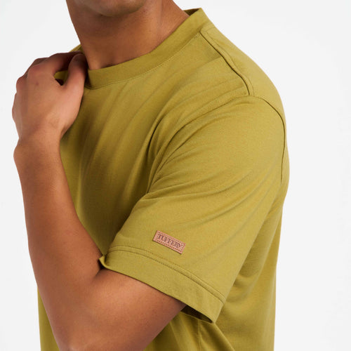 T-shirt Homme 100% Coton Bio Olive - Atelier Tuffery